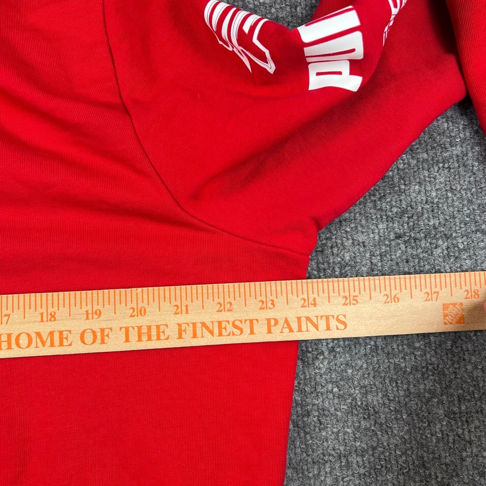 Puma Ferrari Hoodie Mens L Red 95 Years Racing Sponsors Graphic Sweatshirt - Picture 9 of 11